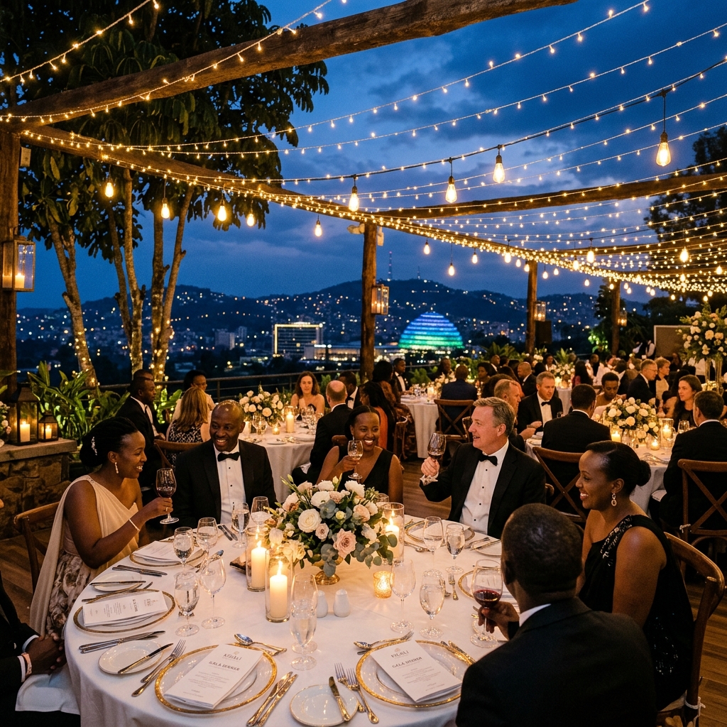Upscale table layout